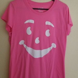 Soft pink koolaid t-shirt